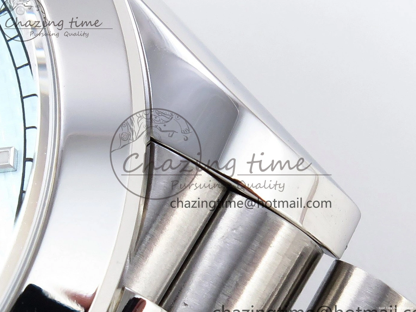 Good Copy Rolex Watches Stick Ice BP Day-Date A SS Dial 904 Bracelet 1876 New On Version Markers 40mm 228239 Blue ZipUp President Dial SS 0105